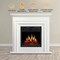 Edendirect 36.17'' 1500W heater, 7 flame brightness, overheat protection, remote control electric fireplace M1804A-WHITE+M1804C - alternate 9